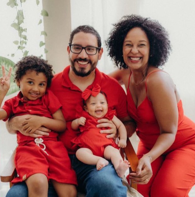 Vanderlei Goulart com a família