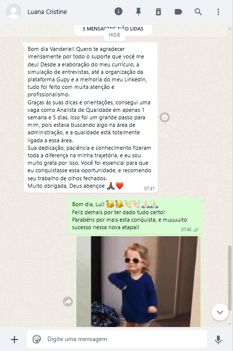 Depoimento - Luana Cristine